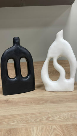 Sculpture ajourée en poterie