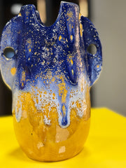 Vase artistique émaillé